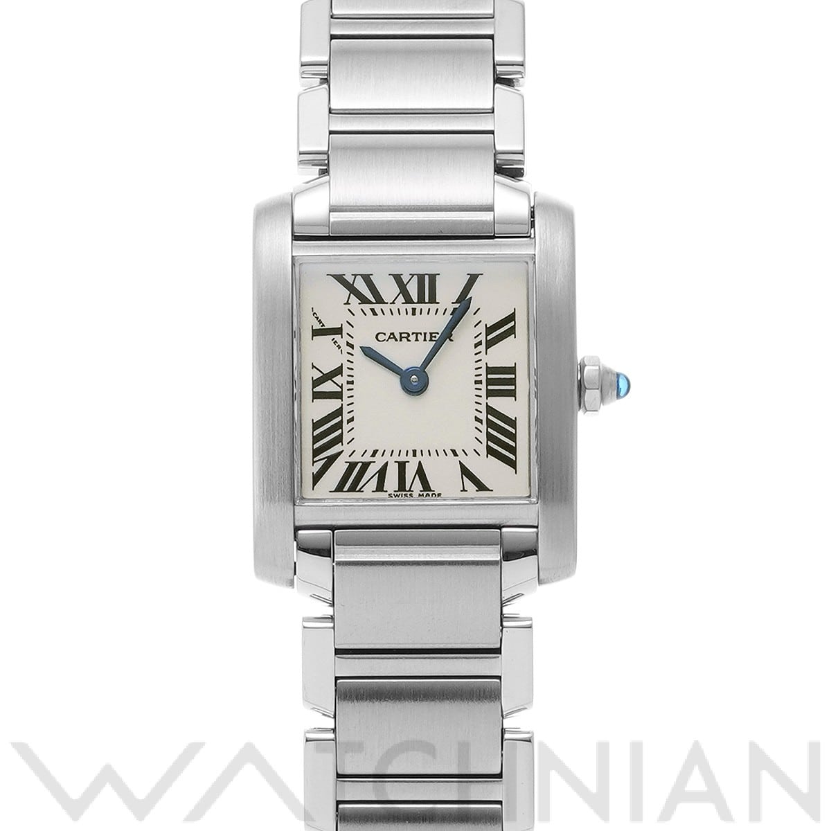 カルティエ / CARTIER タンク フランセーズ SM W51008Q3 シルバー レディース 時計 【中古】【wristwatch】