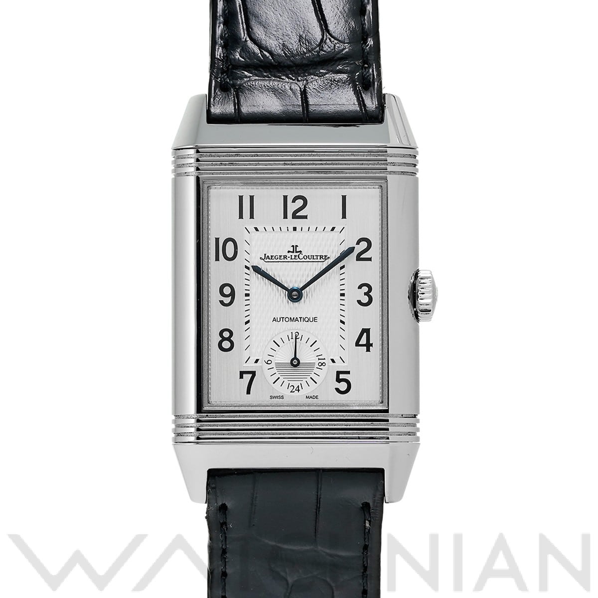 ジャガー ルクルト / Jaeger-LeCoultre レベルソ クラシック ラージ デュオ Q3838420 シルバー/ブラック メンズ 時計 【中古】【wristwatch】