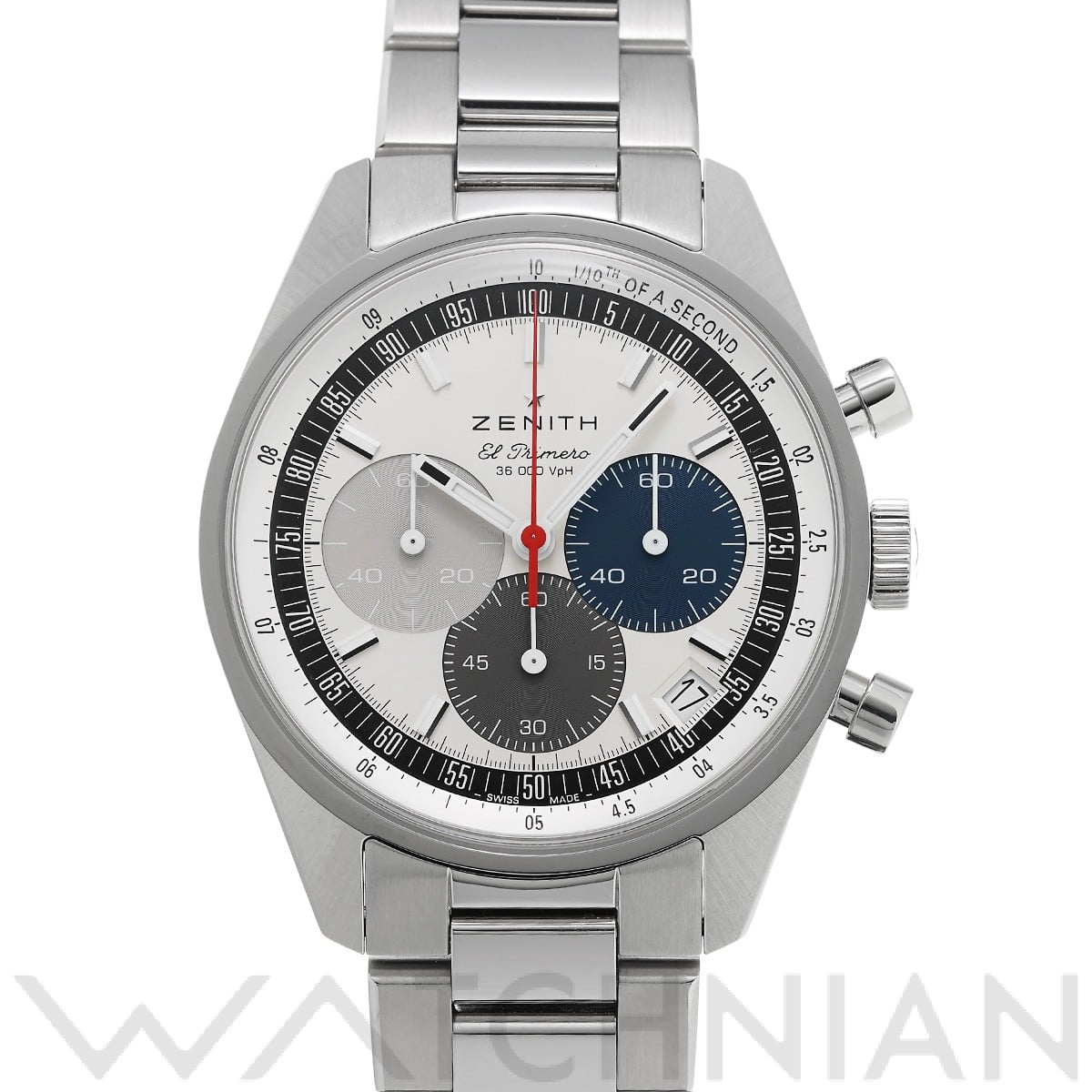 ゼニス / ZENITH クロノマスター オリジナル 1969 エル・プリメロ 03.3200.3600/69.M3200 ホワイトマット メンズ 時計 【中古】【wristwatch】