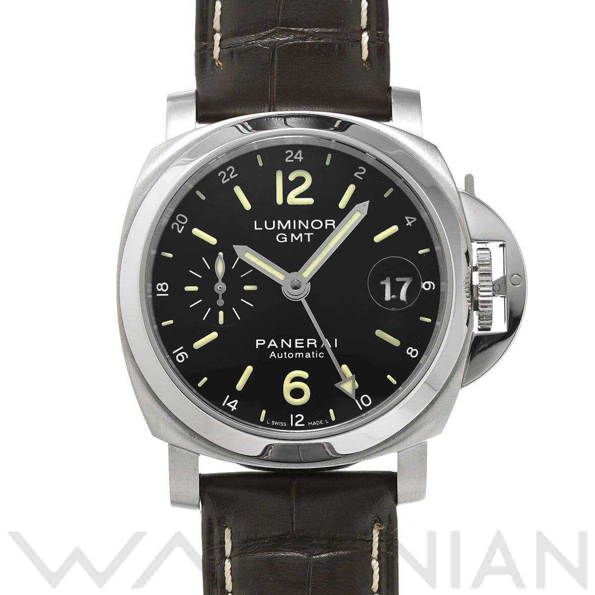 パネライ / PANERAI ルミノール GMT PAM00244 ブラック メンズ 時計 【中古】【wristwatch】