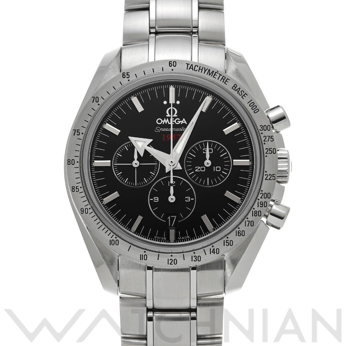 オメガ / OMEGA スピードマスター ブロードアロー 1957 コーアクシャル 321.10.42.50.01.001 ブラック メンズ 時計 【中古】【wristwatch】