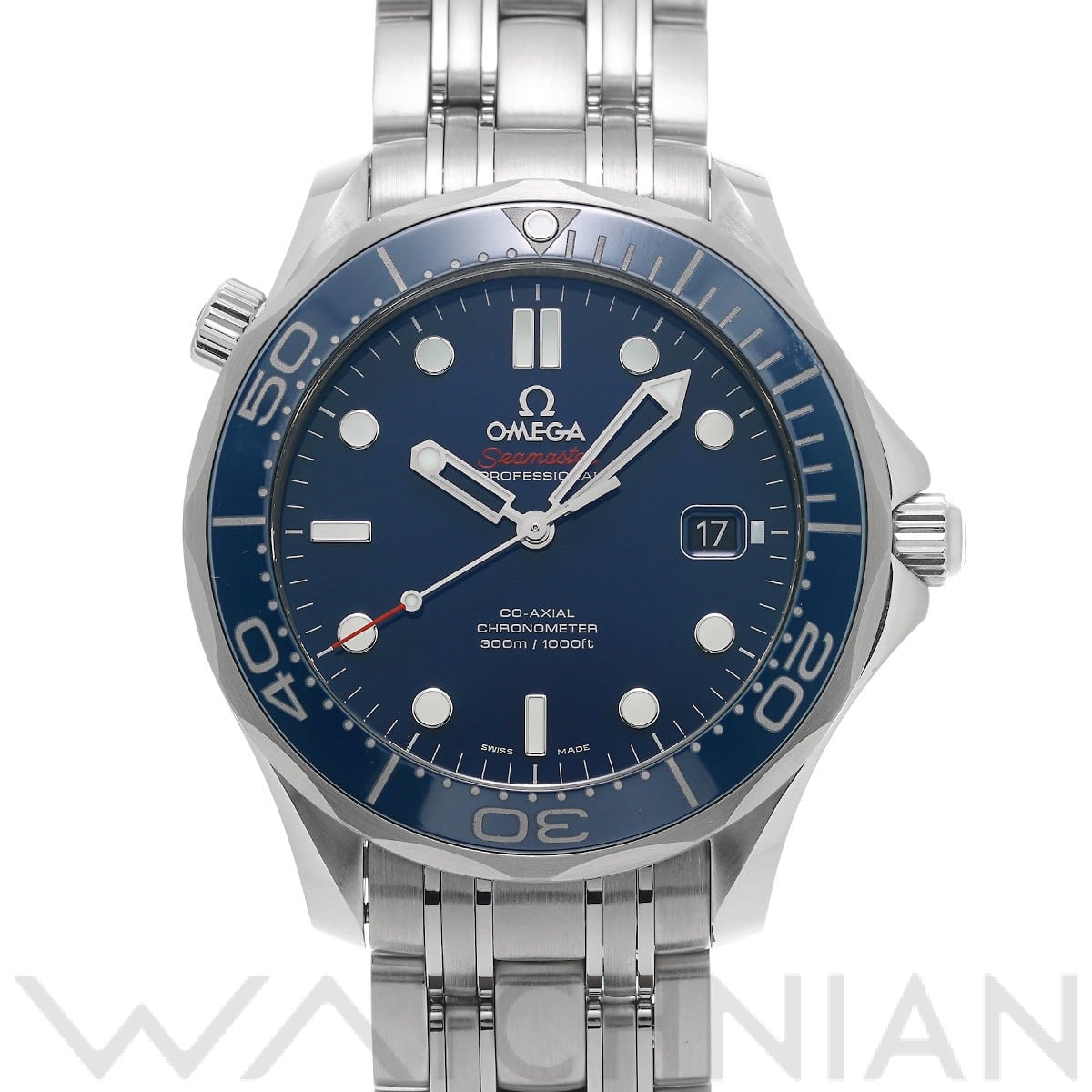 オメガ / OMEGA シーマスター ダイバー300 コーアクシャル 212.30.41.20.03.001 ブルー メンズ 時計 【中古】【wristwatch】