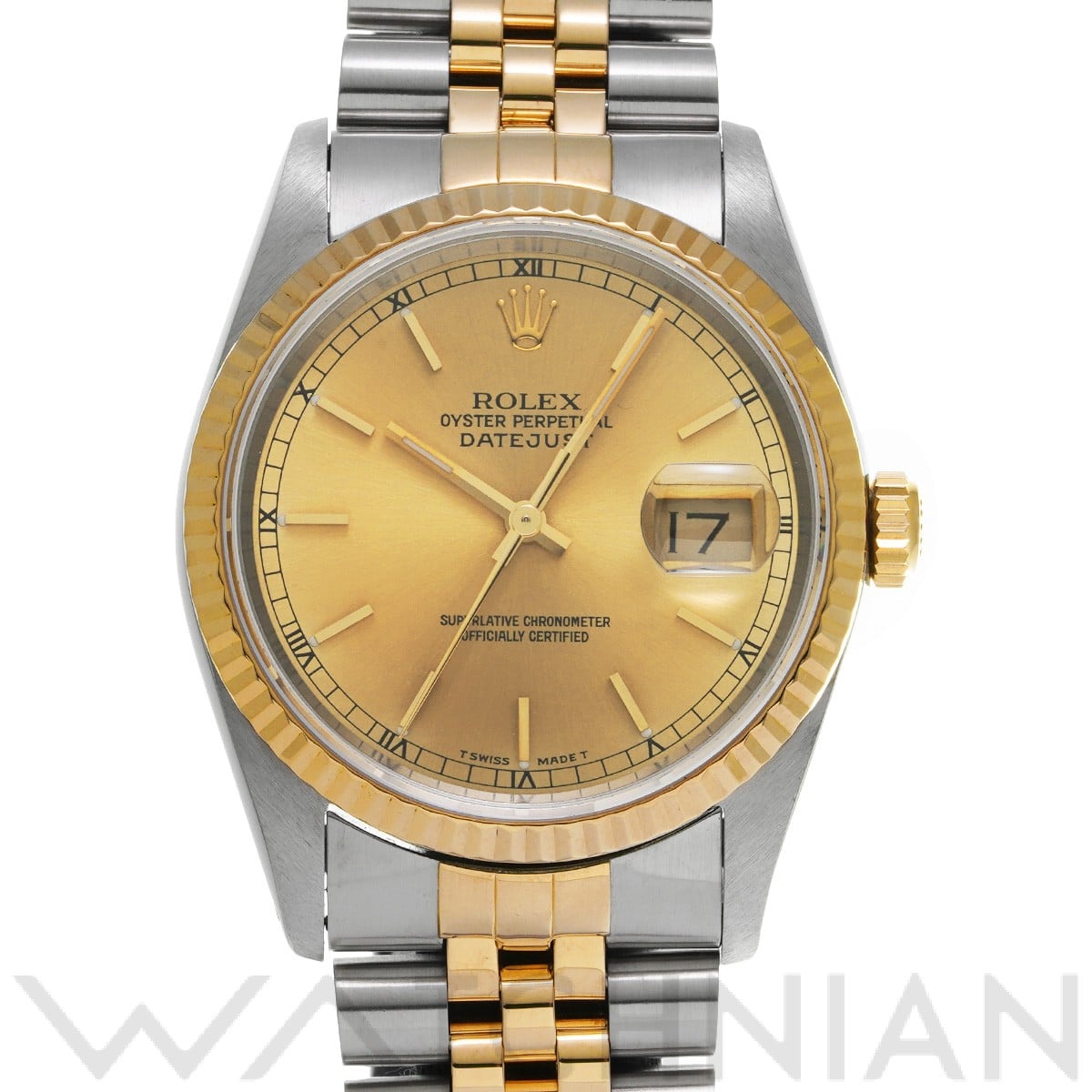 ロレックス デイトジャスト 16233 シャンパン メンズ 時計 【中古】【wristwatch】