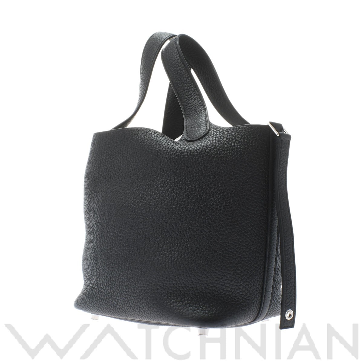 ピコタンロックPM ブラック/パラジウム金具 トリヨンクレマンス HERMES エルメス レディース 【新品】