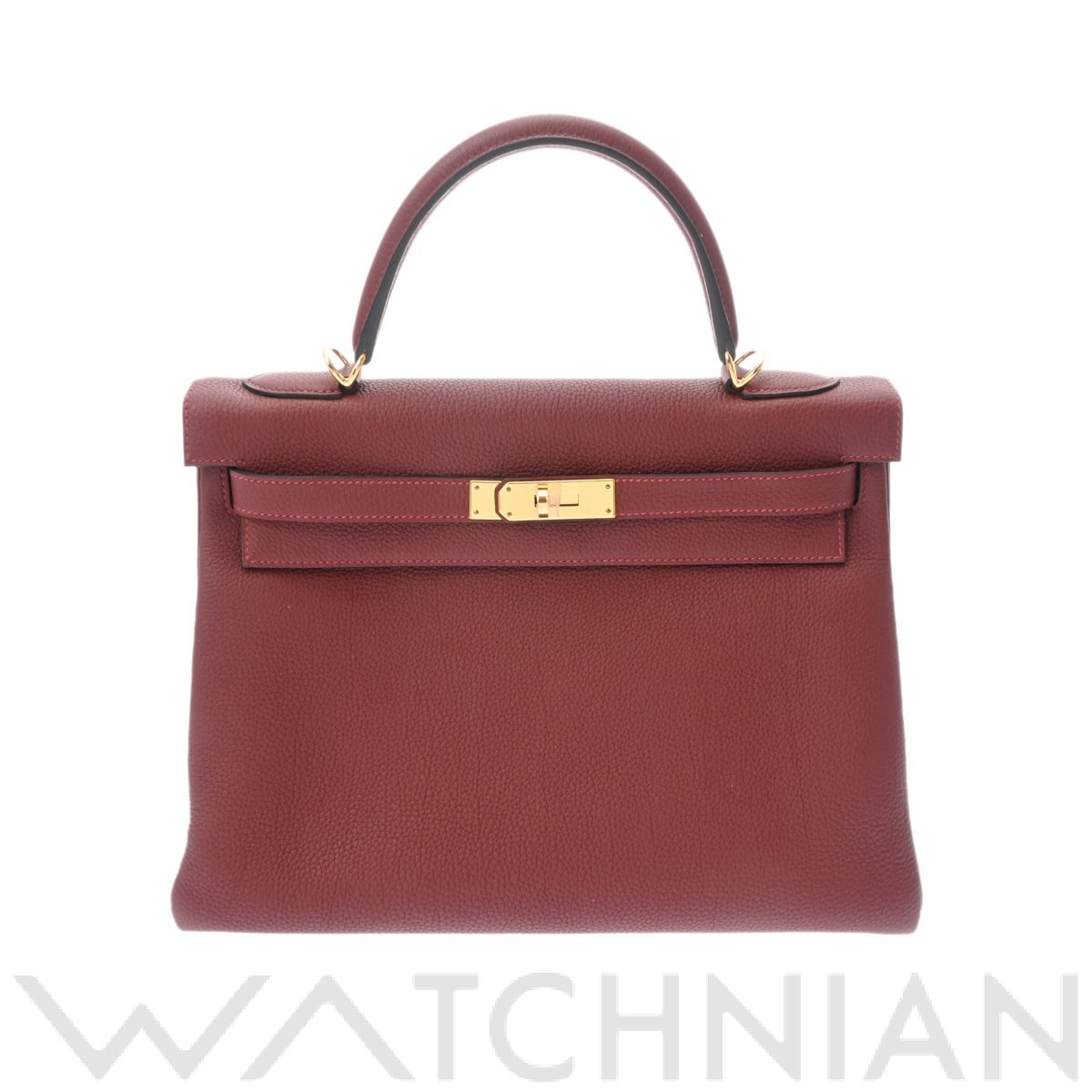 エルメス / HERMES ケリー 32 内縫い ルージュH/ゴールド金具 トゴ レディース バッグ 【中古】【bag】