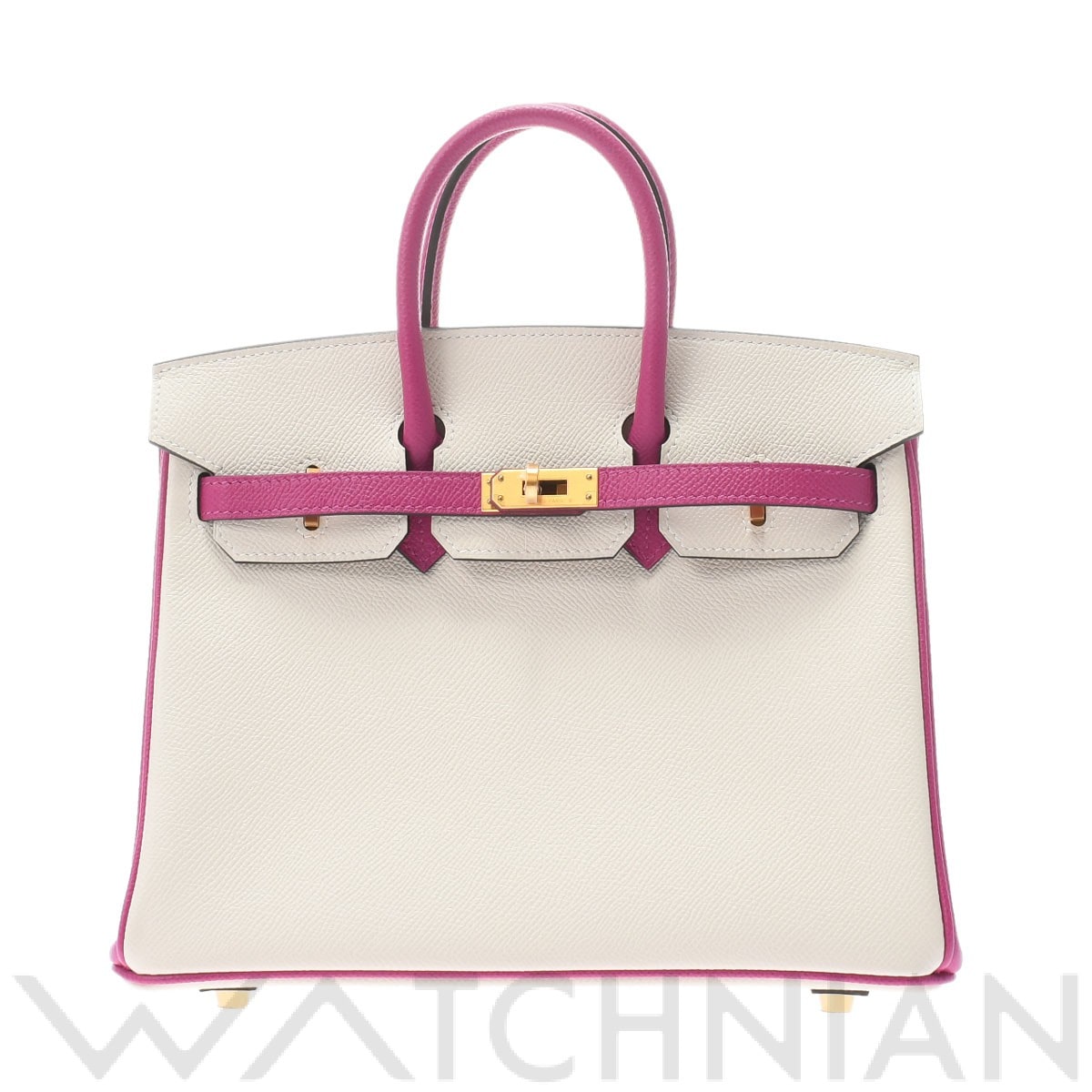 エルメス / HERMES バーキン25 SPオーダー クレ/アネモネ/マットゴールド金具 ヴォーエプソン レディース バッグ 【未使用】【bag】