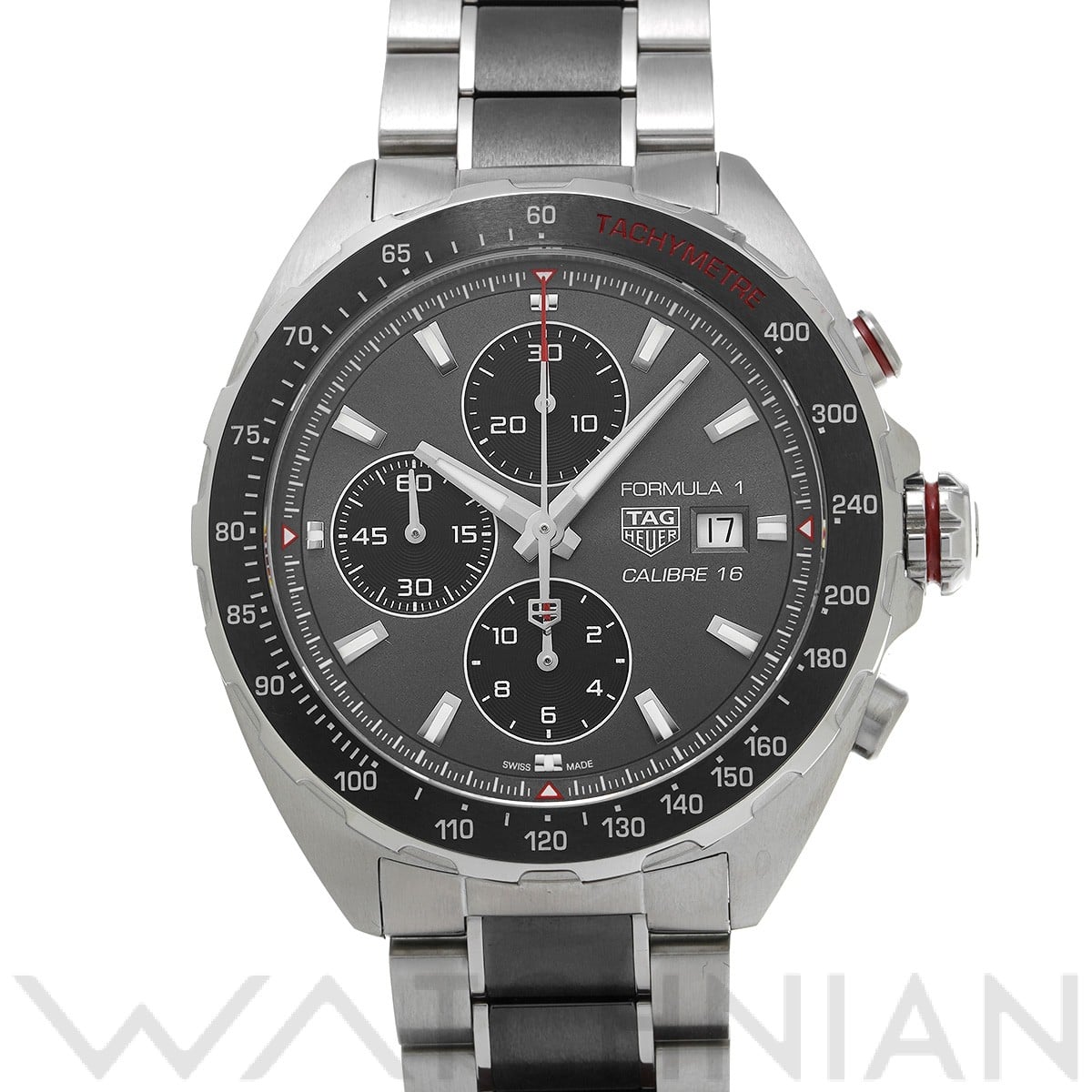 タグ ホイヤー / TAG HEUER フォーミュラ1 キャリバー16 クロノグラフ CAZ2012.BA0970 グレー/ブラック メンズ 時計 【中古】【wristwatch】