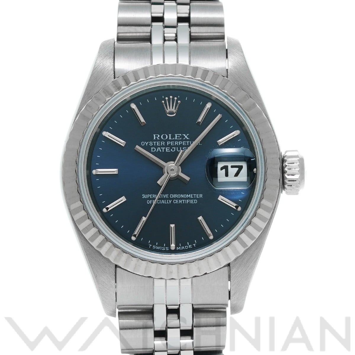 ロレックス デイトジャスト 69174 ブルー レディース 時計 【中古】【wristwatch】