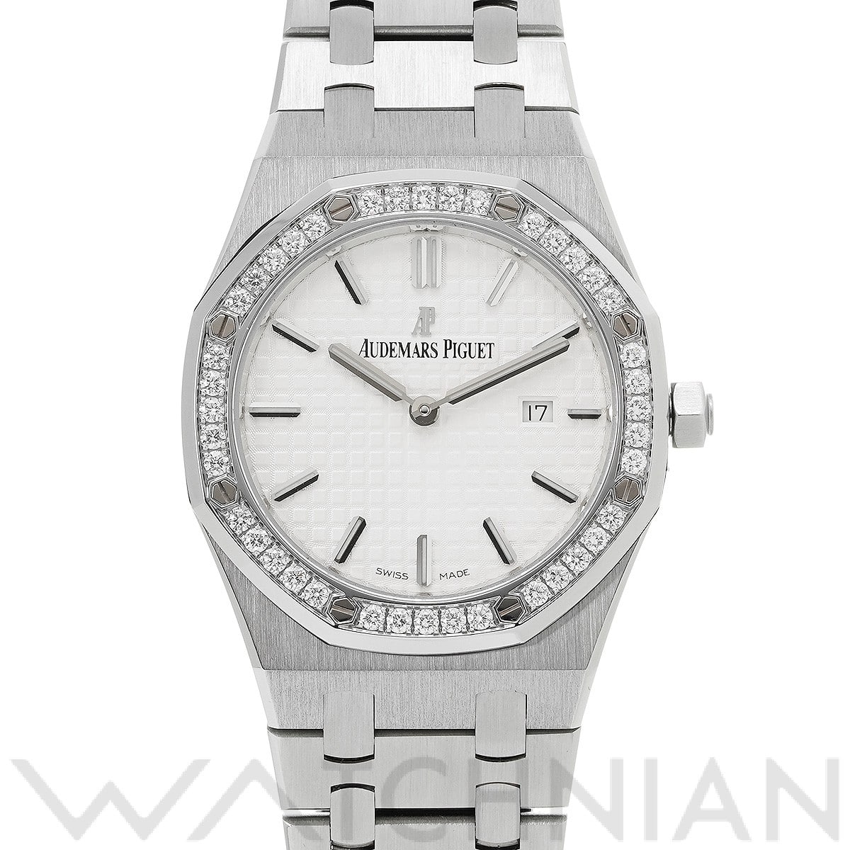 オーデマ ピゲ ロイヤルオーク クォーツ 67651ST.ZZ.1261ST.01 シルバー レディース 時計 【中古】【wristwatch】