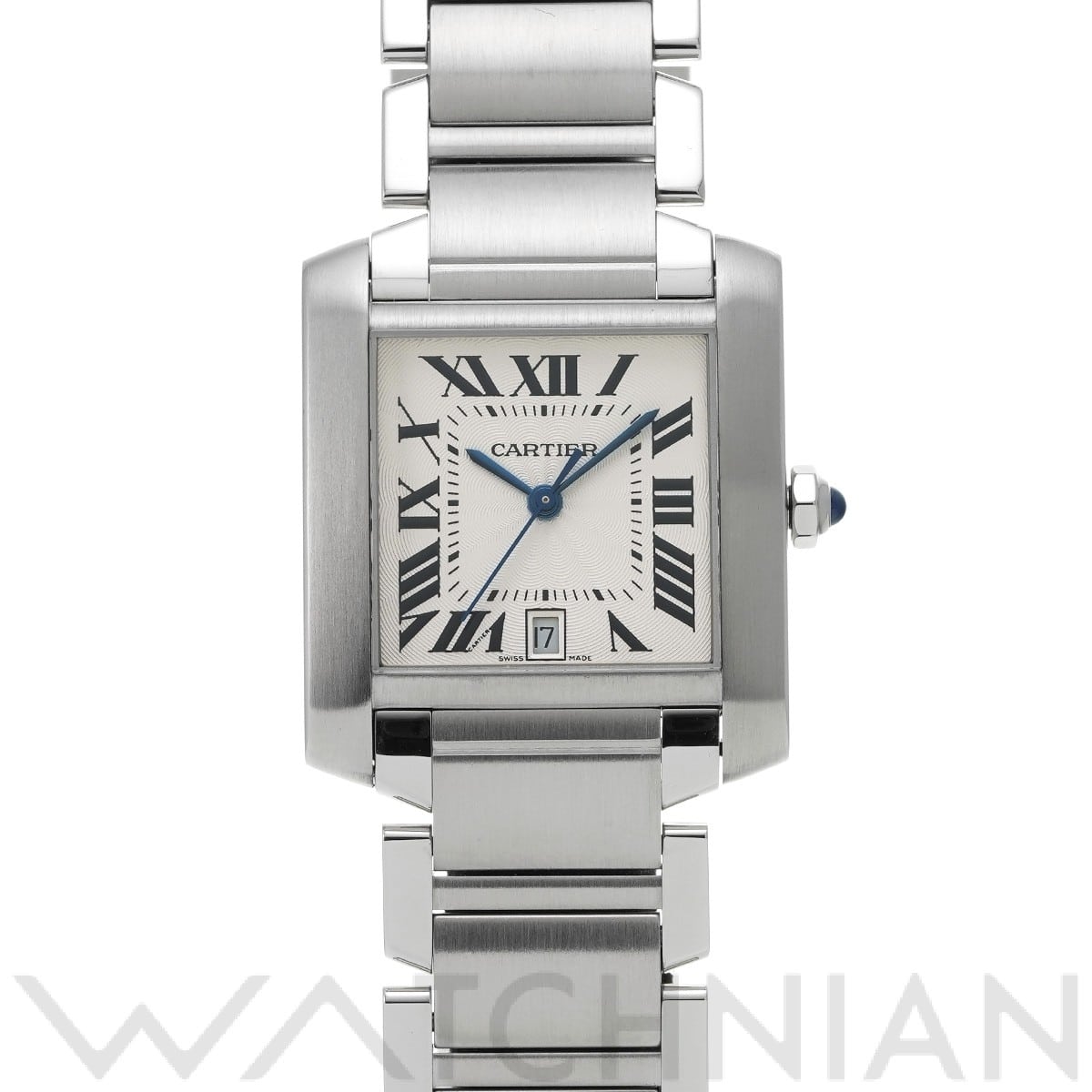 カルティエ / CARTIER タンク フランセーズ LM W51002Q3 シルバー メンズ 時計 【中古】【wristwatch】