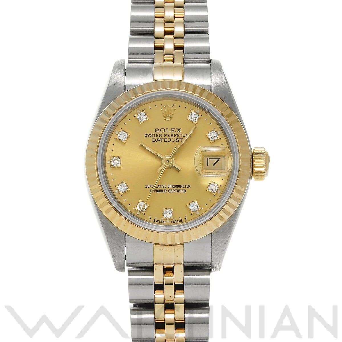 ロレックス / ROLEX デイトジャスト 69173G シャンパン/ダイヤモンド レディース 時計 【中古】【wristwatch】