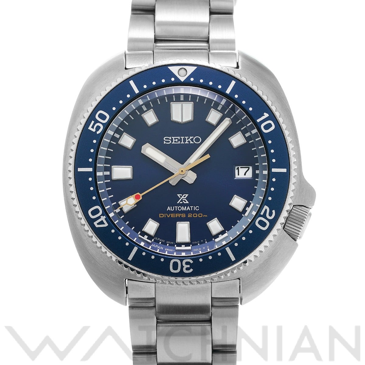 セイコー プロスペックス ダイバー メカニカル 55th SBDC123 ブルー メンズ 時計 【中古】【wristwatch】
