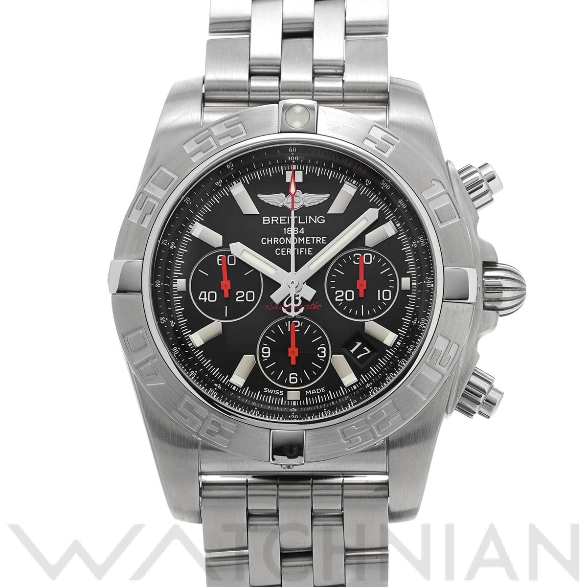 ブライトリング クロノマット 01 S013B50PA ブラック メンズ 時計 【中古】【wristwatch】