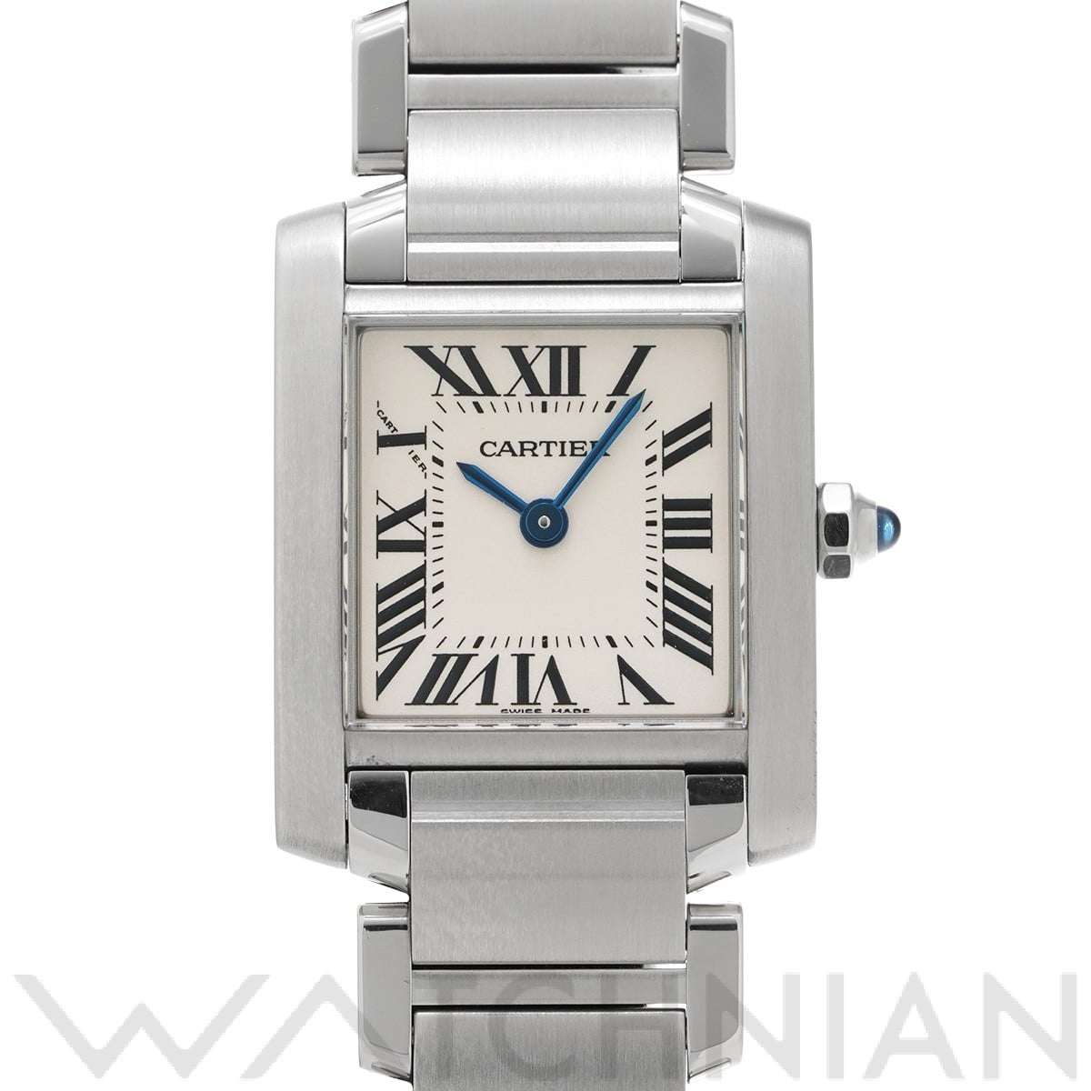 カルティエ / CARTIER タンク フランセーズ SM W51008Q3 シルバー レディース 時計 【中古】【wristwatch】