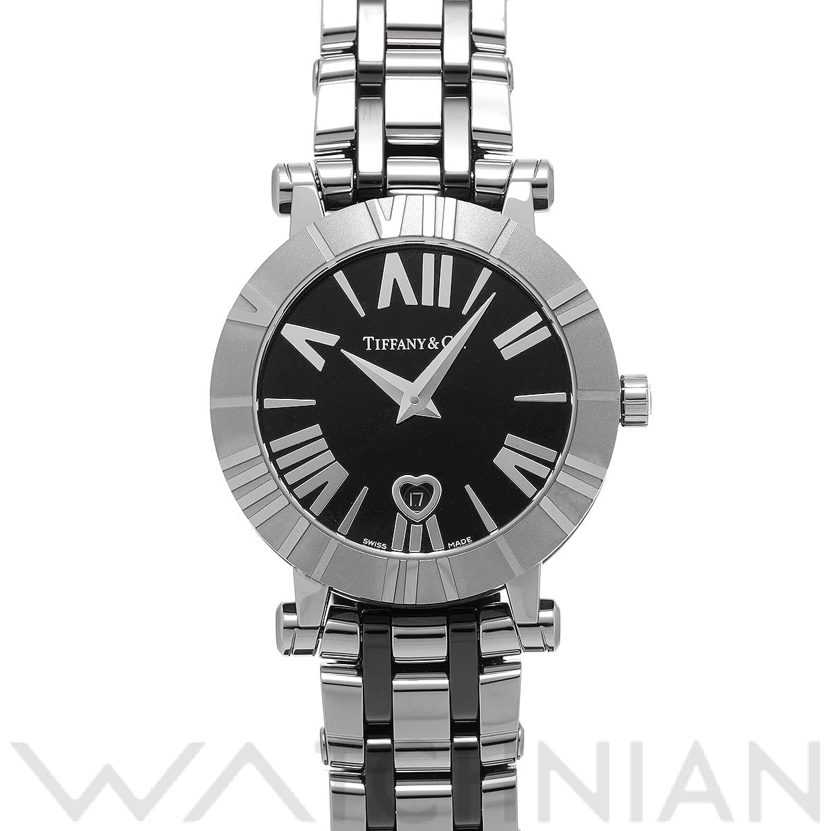 ティファニー アトラス Z1300.11.11A10A00A ブラック ユニセックス 時計 【中古】【wristwatch】