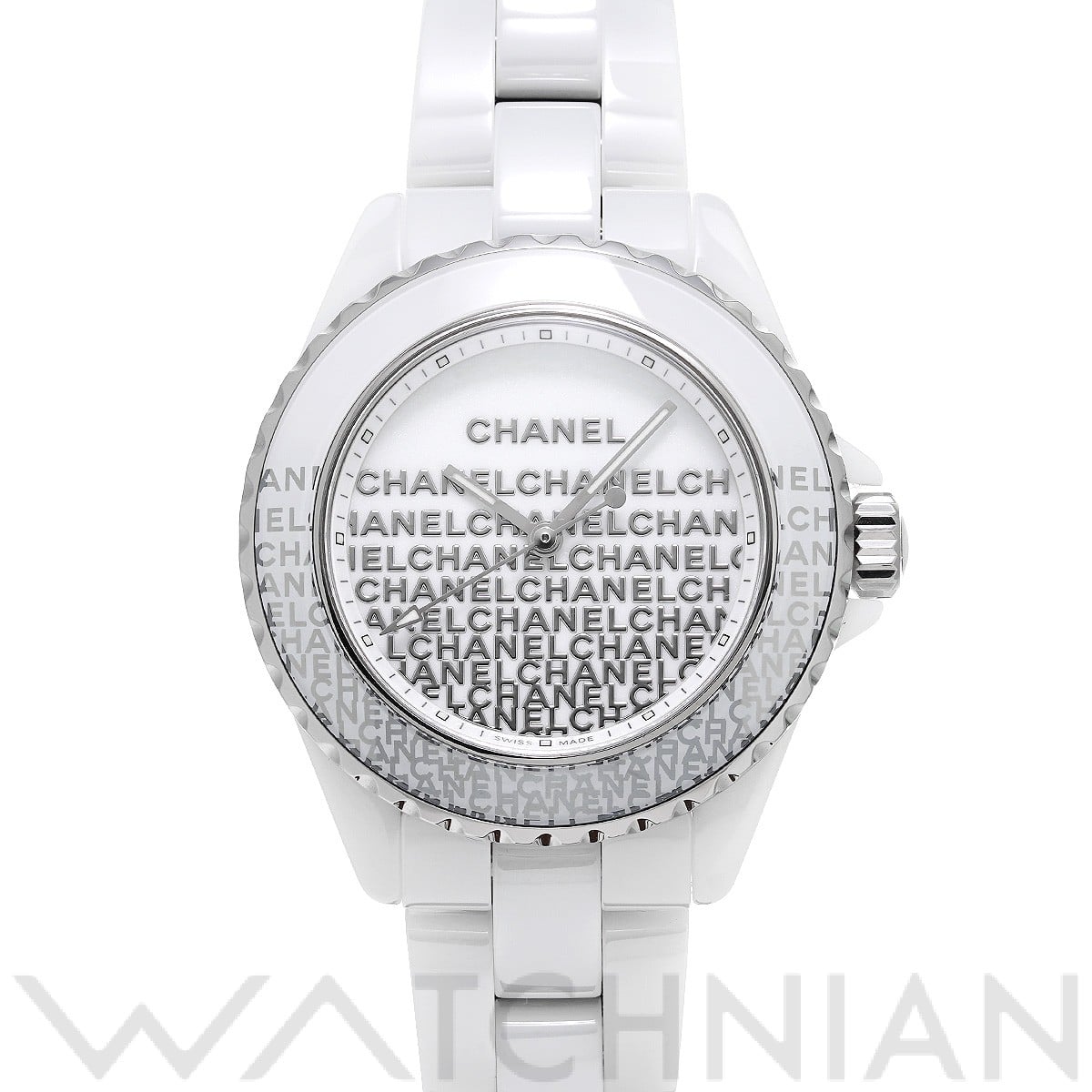 シャネル / CHANEL J12 ウォンテッド ドゥ シャネル 33MM H7419 ホワイトラッカー レディース 時計 【中古】【wristwatch】