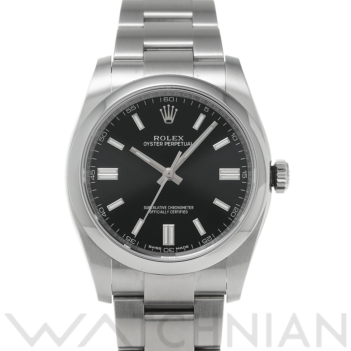 ロレックス オイスターパーペチュアル 36 116000 ブラック メンズ 時計 【中古】【wristwatch】