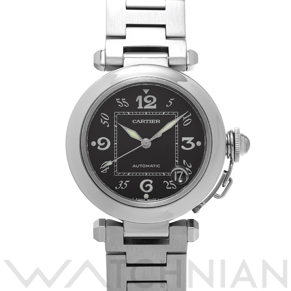カルティエ / CARTIER パシャC W31043M7 ブラック ユニセックス 時計 【中古】【wristwatch】