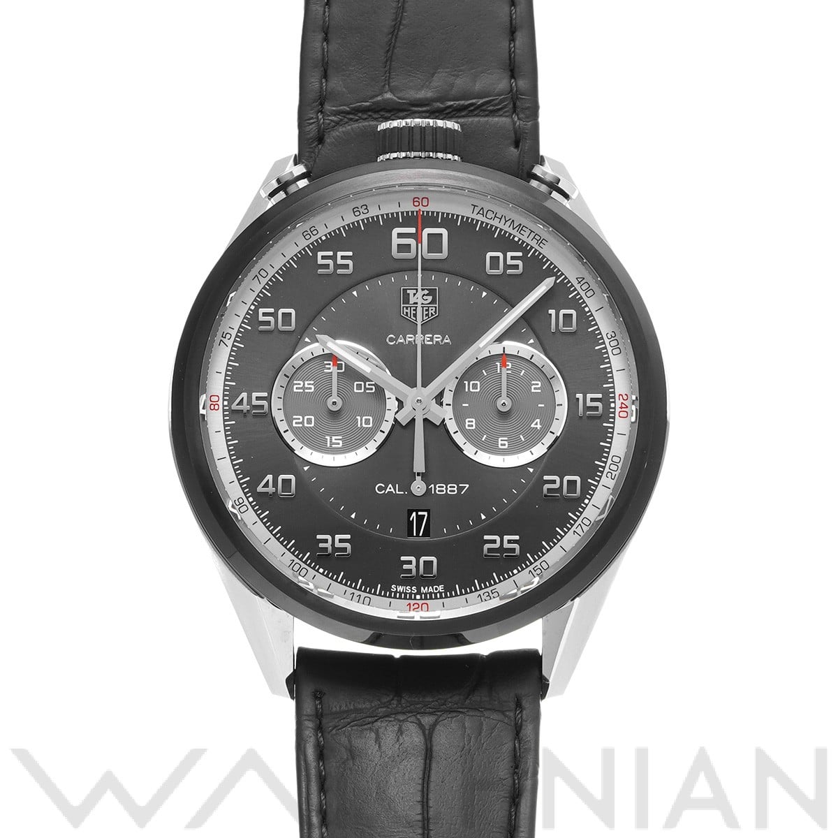 タグ ホイヤー / TAG HEUER カレラ キャリバー1887 クロノグラフ CAR2C12.FC6327 グレー メンズ 時計 【中古】【wristwatch】
