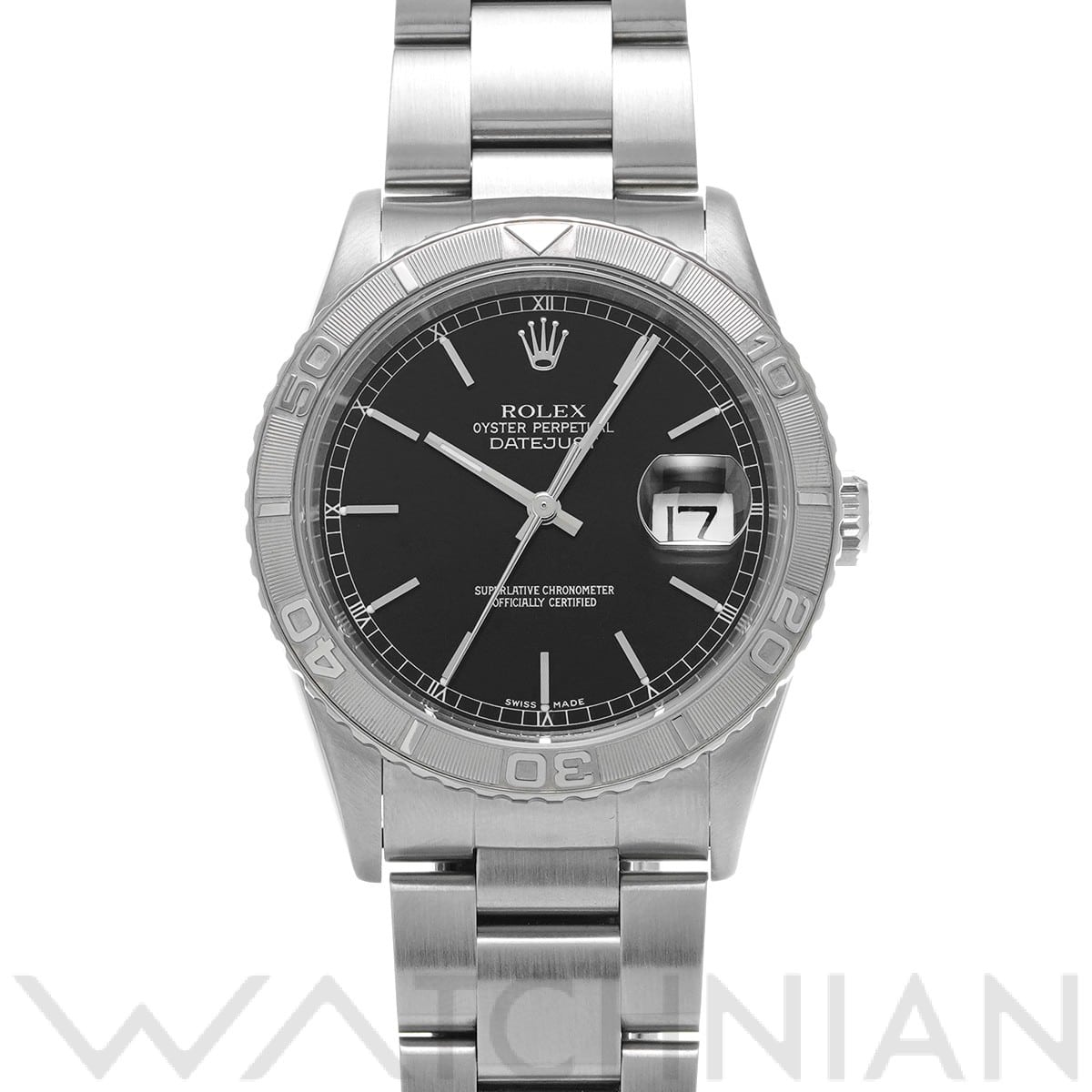 ロレックス デイトジャスト サンダーバード 16264 ブラック メンズ 時計 【中古】【wristwatch】