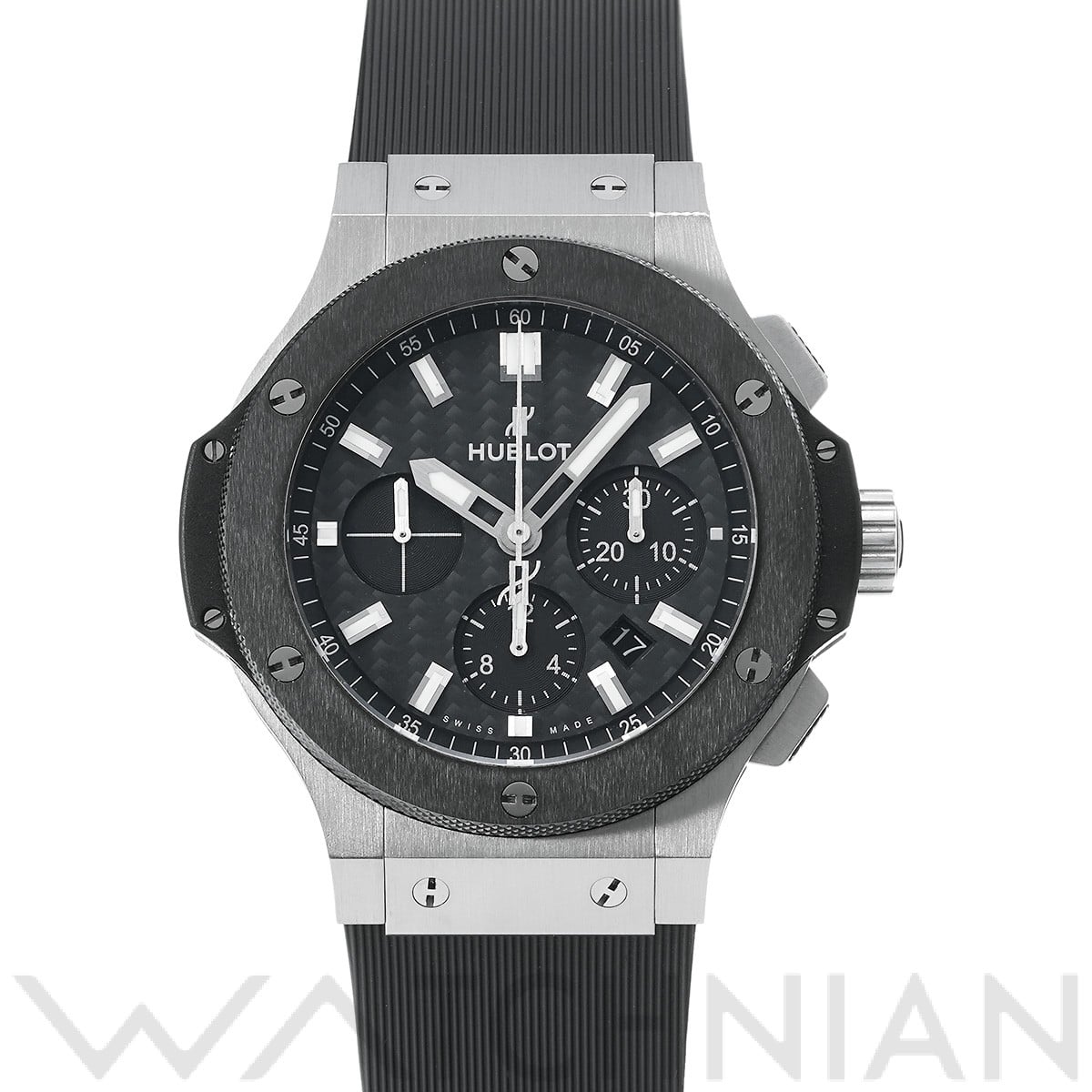 ウブロ / HUBLOT ビッグバン スチール セラミック 301.SM.1170.RX ブラック メンズ 時計 【中古】【wristwatch】