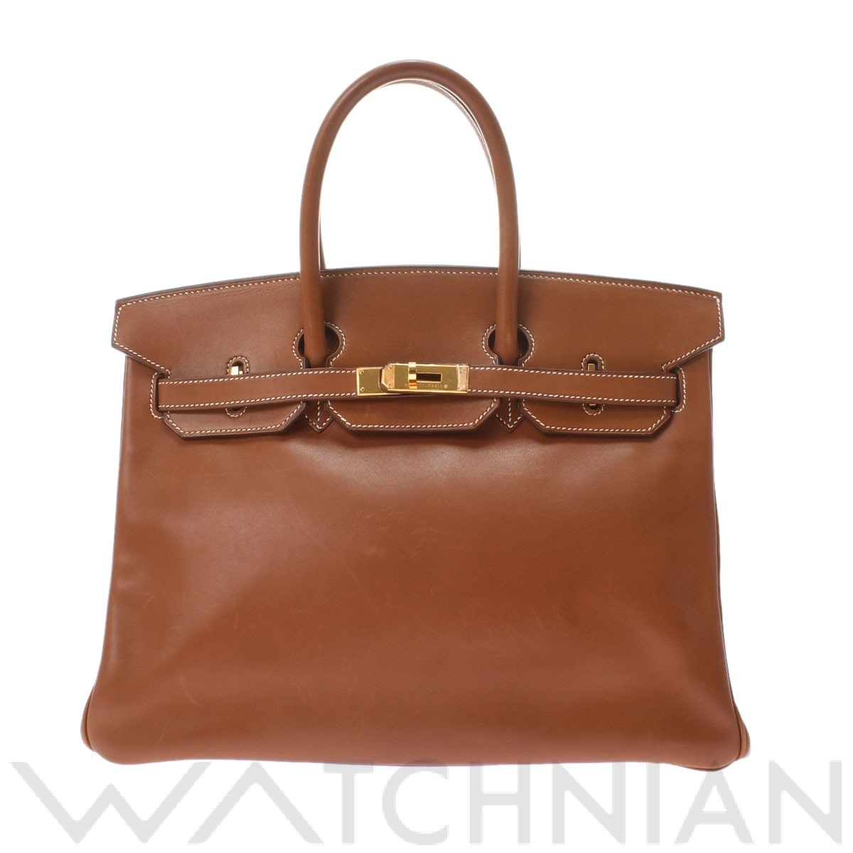 バーキン35 フォーブ/ゴールド金具 バレニア HERMES エルメス ユニセックス 【中古】