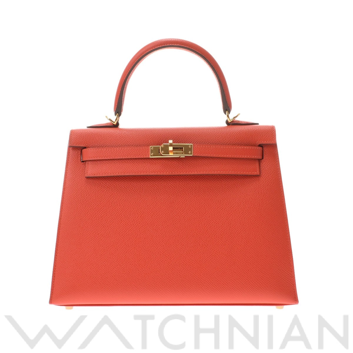 エルメス / HERMES ケリー25 外縫い ローズテキサス/ゴールド金具 ヴォーエプソン レディース バッグ 【未使用】【bag】