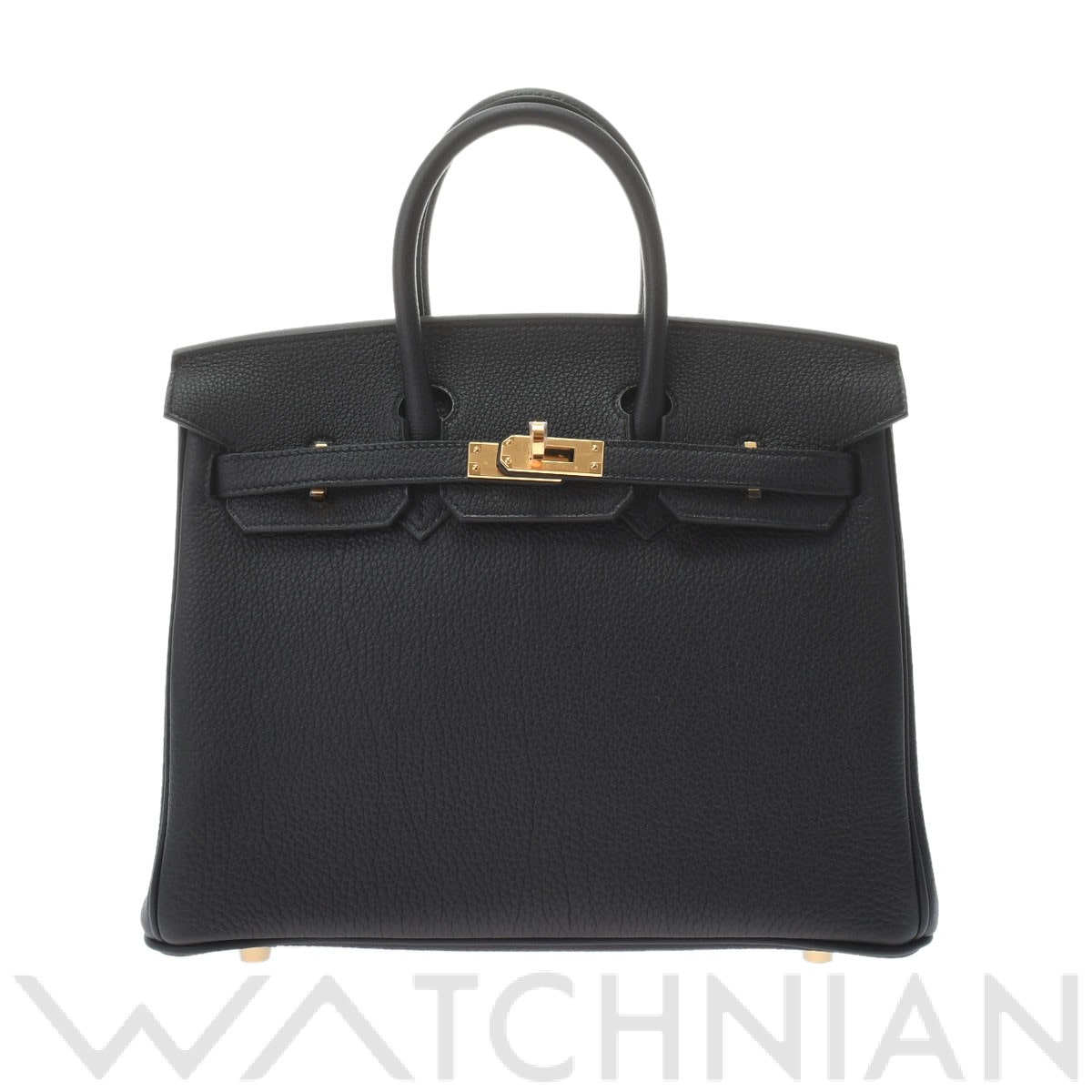 バーキン25 ブラック/ゴールド金具 トゴ HERMES エルメス レディース 【新品】