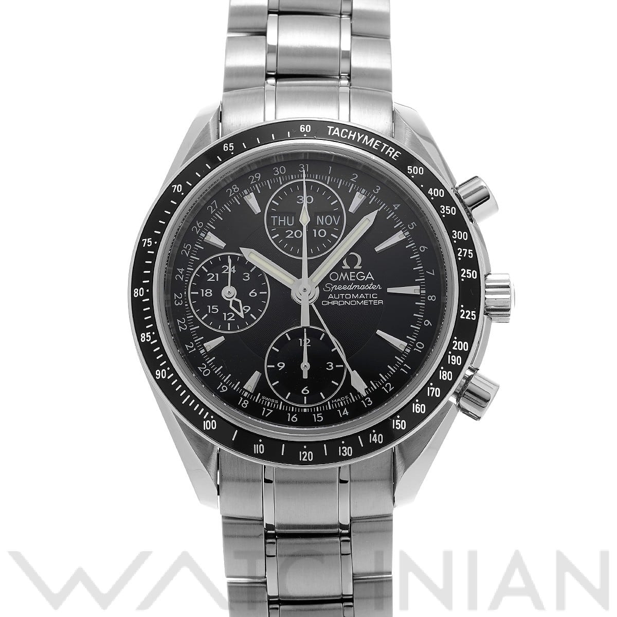 オメガ / OMEGA スピードマスター トリプルカレンダー 3220.50 ブラック メンズ 時計 【中古】【wristwatch】