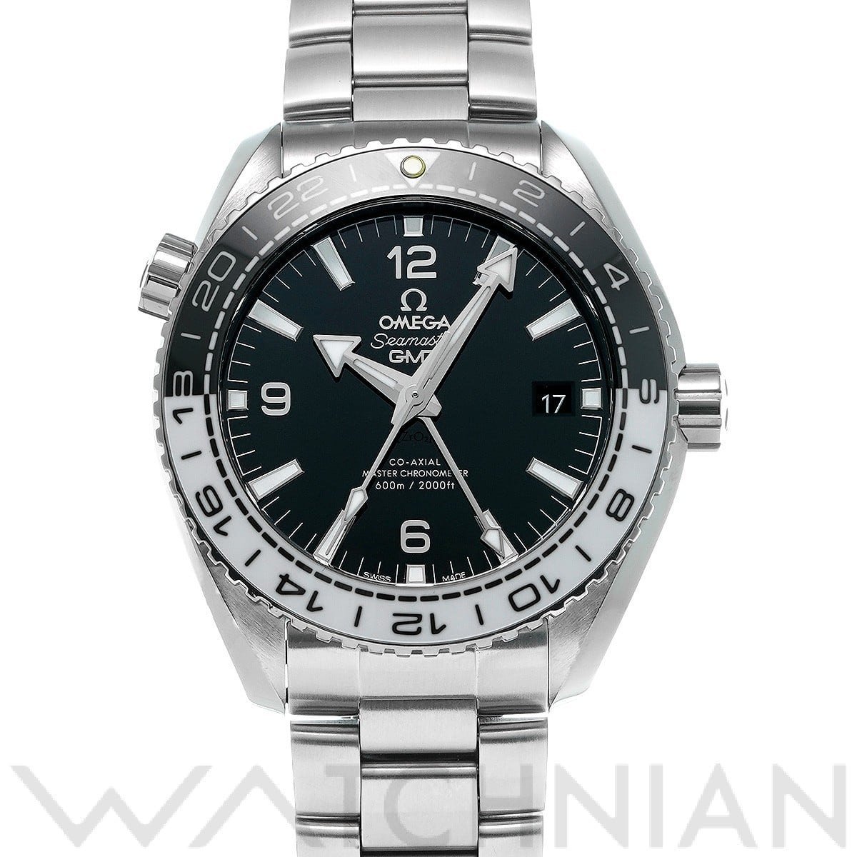 オメガ / OMEGA シーマスター プラネットオーシャン 600 コーアクシャル マスタークロノメーター GMT 215.30.44.22.01.001 ブラック メンズ 時計 【中古】【wristwatch】