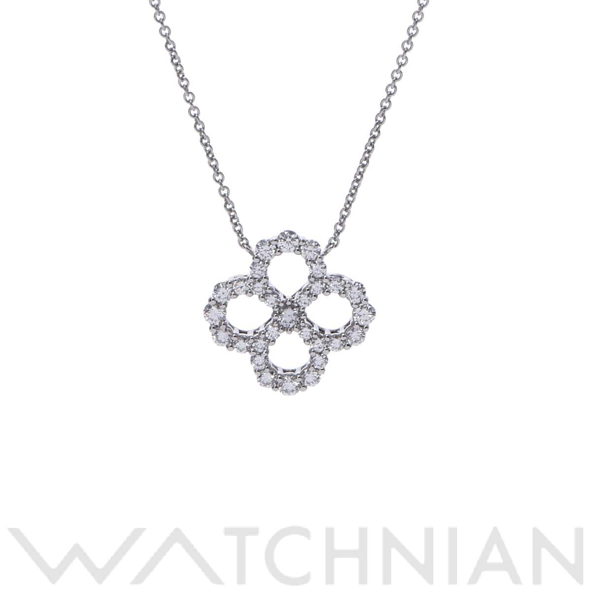 ハリー ウィンストン ループバイ HW オープンモチーフ ネックレス シルバー PEDPRDSML40 Pt950プラチナ レディース ジュエリー 【中古】【jewelry】