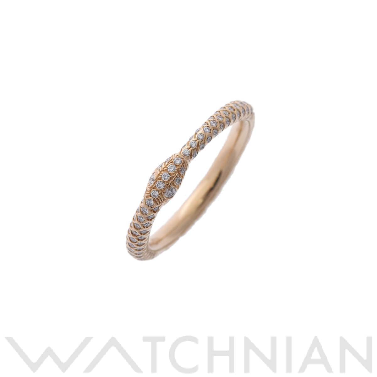 グッチ ウロボロス リング ゴールド K18イエローゴールド YG レディース ジュエリー 【中古】【jewelry】