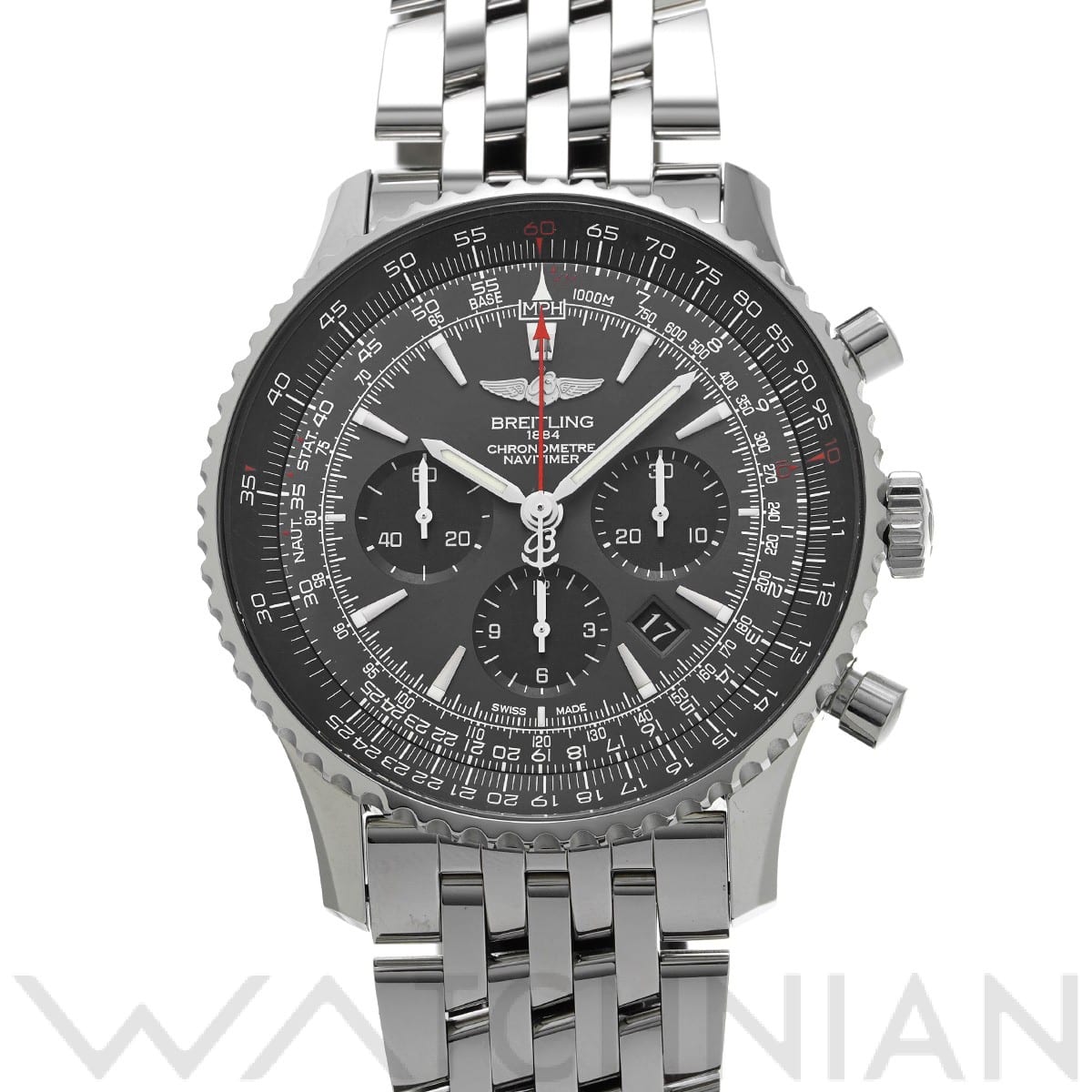 ブライトリング / BREITLING ナビタイマー 01 46 AB01271A/F570 グレー/ブラック メンズ 時計 【中古】【wristwatch】