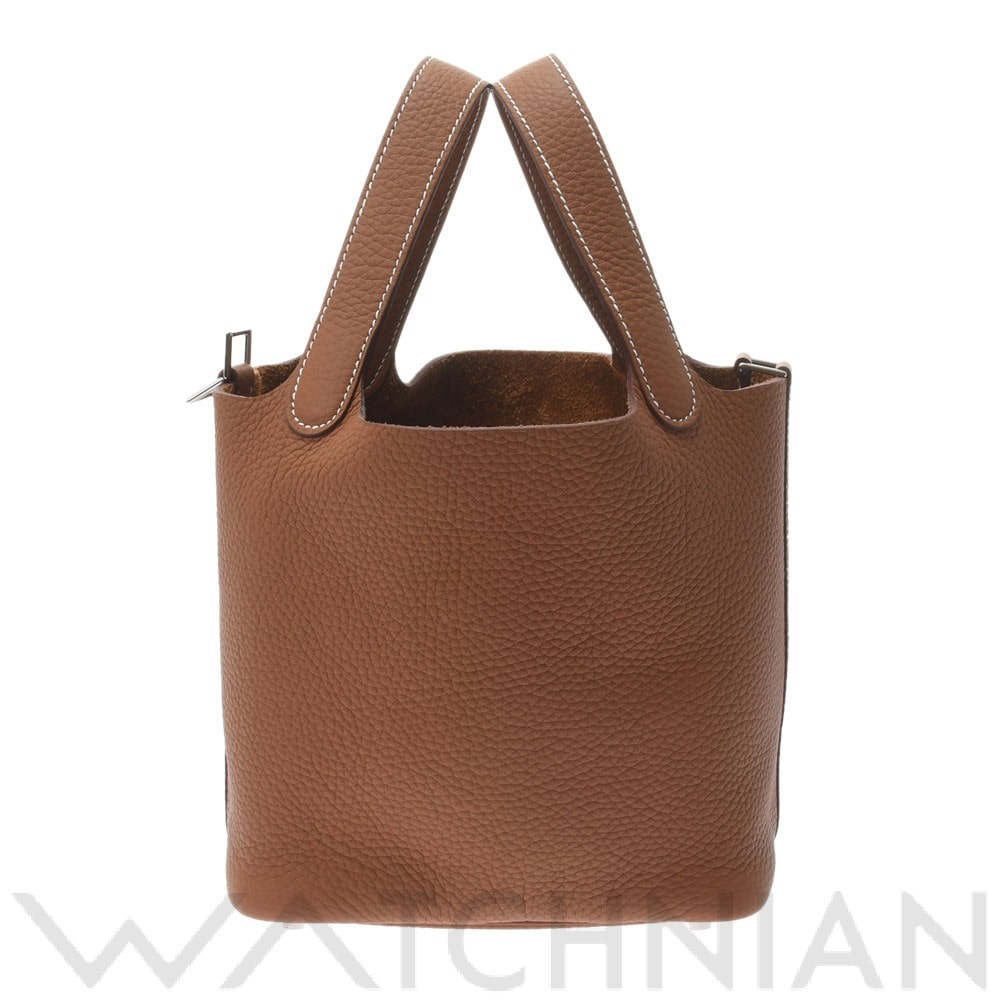 ピコタンロックPM ゴールド/パラジウム金具 トリヨンクレマンス HERMES エルメス レディース 【新品】