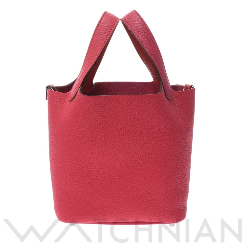 エルメス / HERMES ピコタンロック PM カザック ローズエクストリーム/ローズメキシコ/パラジウム金具 トリヨンクレマンス レディース バッグ 【未使用】【bag】