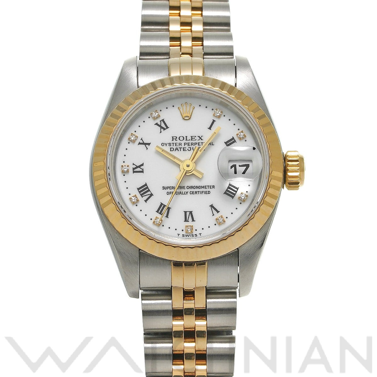 ロレックス / ROLEX デイトジャスト 69173G ホワイト/ダイヤモンド レディース 時計 【中古】【wristwatch】