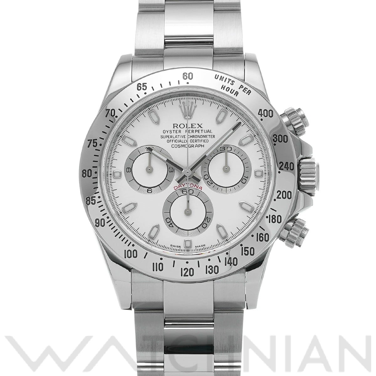 ロレックス コスモグラフ デイトナ 116520 ホワイト メンズ 時計 【中古】【wristwatch】
