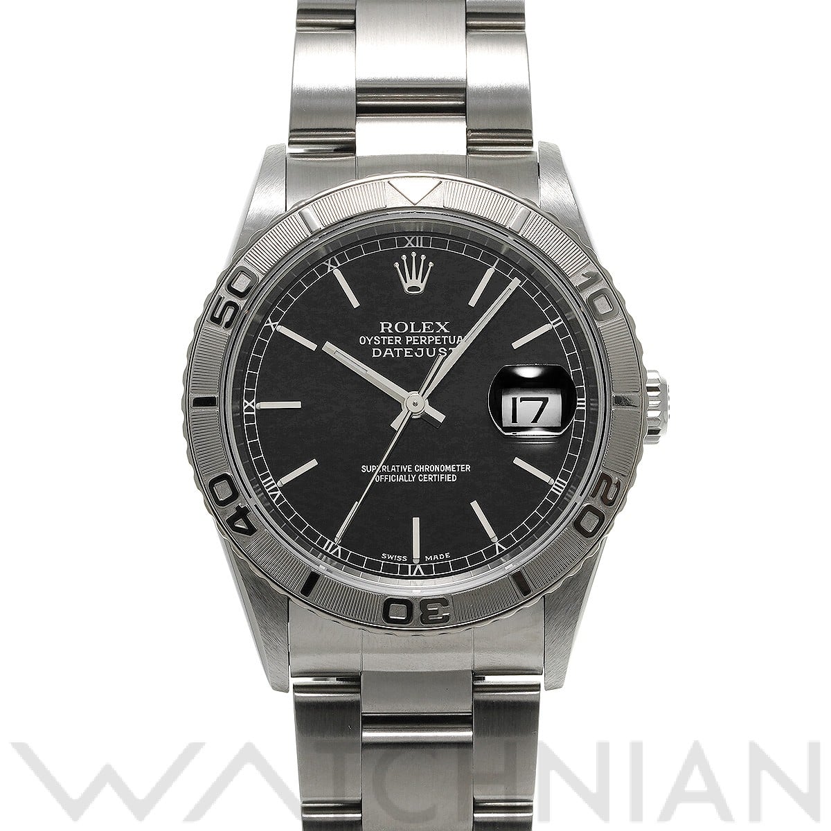 ロレックス デイトジャスト サンダーバード 16264 ブラック メンズ 時計 【中古】【wristwatch】