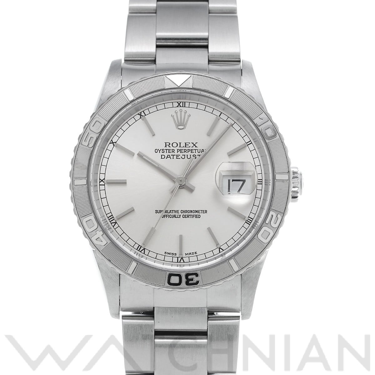 ロレックス デイトジャスト サンダーバード 16264 シルバー メンズ 時計 【中古】【wristwatch】