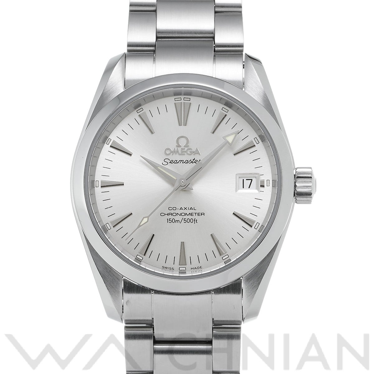 オメガ / OMEGA シーマスター アクアテラ コーアクシャル ミッドサイズ 2504.30 シルバー メンズ 時計 【中古】【wristwatch】