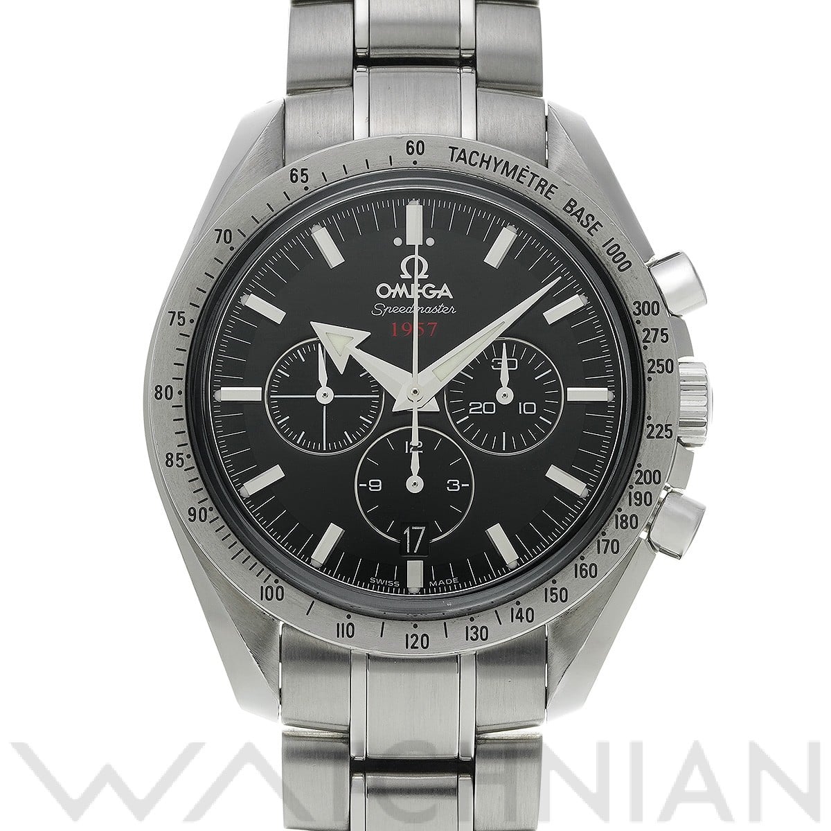 オメガ スピードマスター ブロードアロー 1957 コーアクシャル 321.10.42.50.01.001 ブラック メンズ 時計 【中古】【wristwatch】