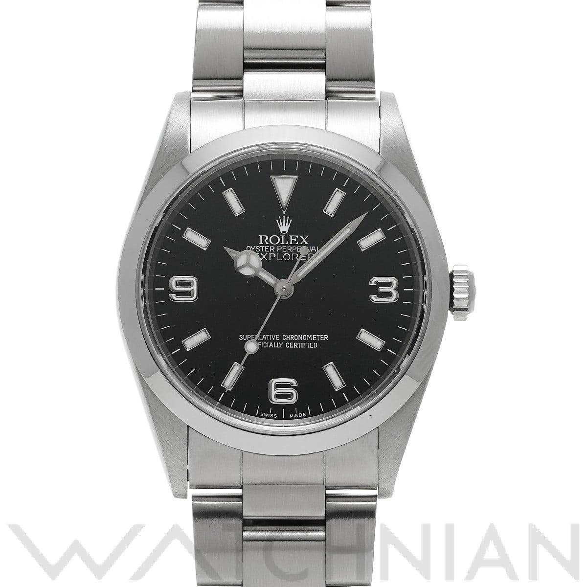 ロレックス エクスプローラー 14270 ブラック メンズ 時計 【中古】【wristwatch】