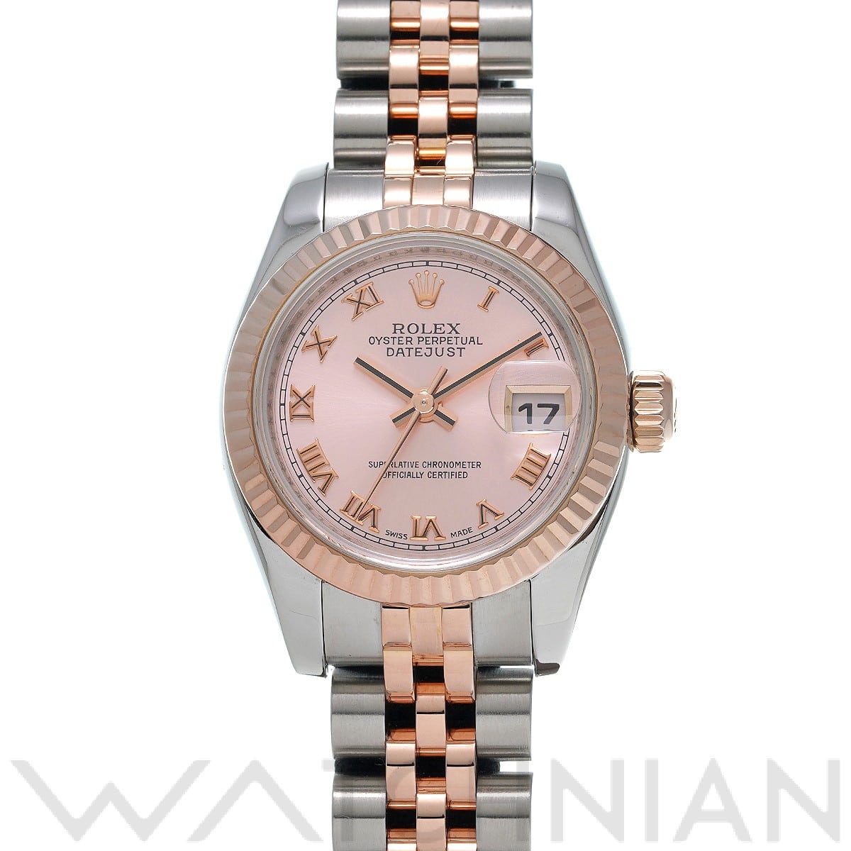 ロレックス レディ デイトジャスト 26 179171 ピンク レディース 時計 【中古】【wristwatch】