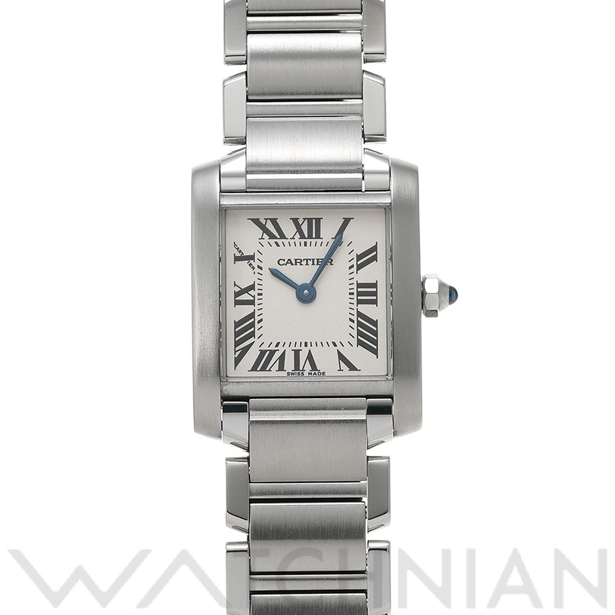 カルティエ / CARTIER タンク フランセーズ SM W51008Q3 シルバー レディース 時計 【中古】【wristwatch】