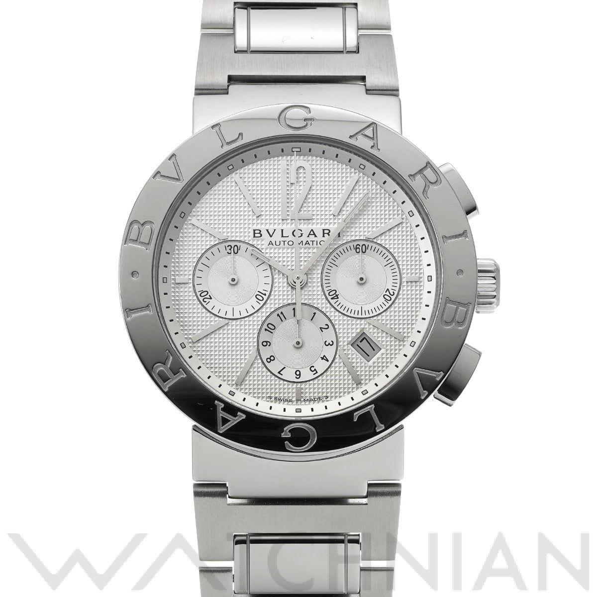 ブルガリ / BVLGARI ブルガリブルガリ クロノグラフ BB42WSSDCH シルバー メンズ 時計 【中古】【wristwatch】