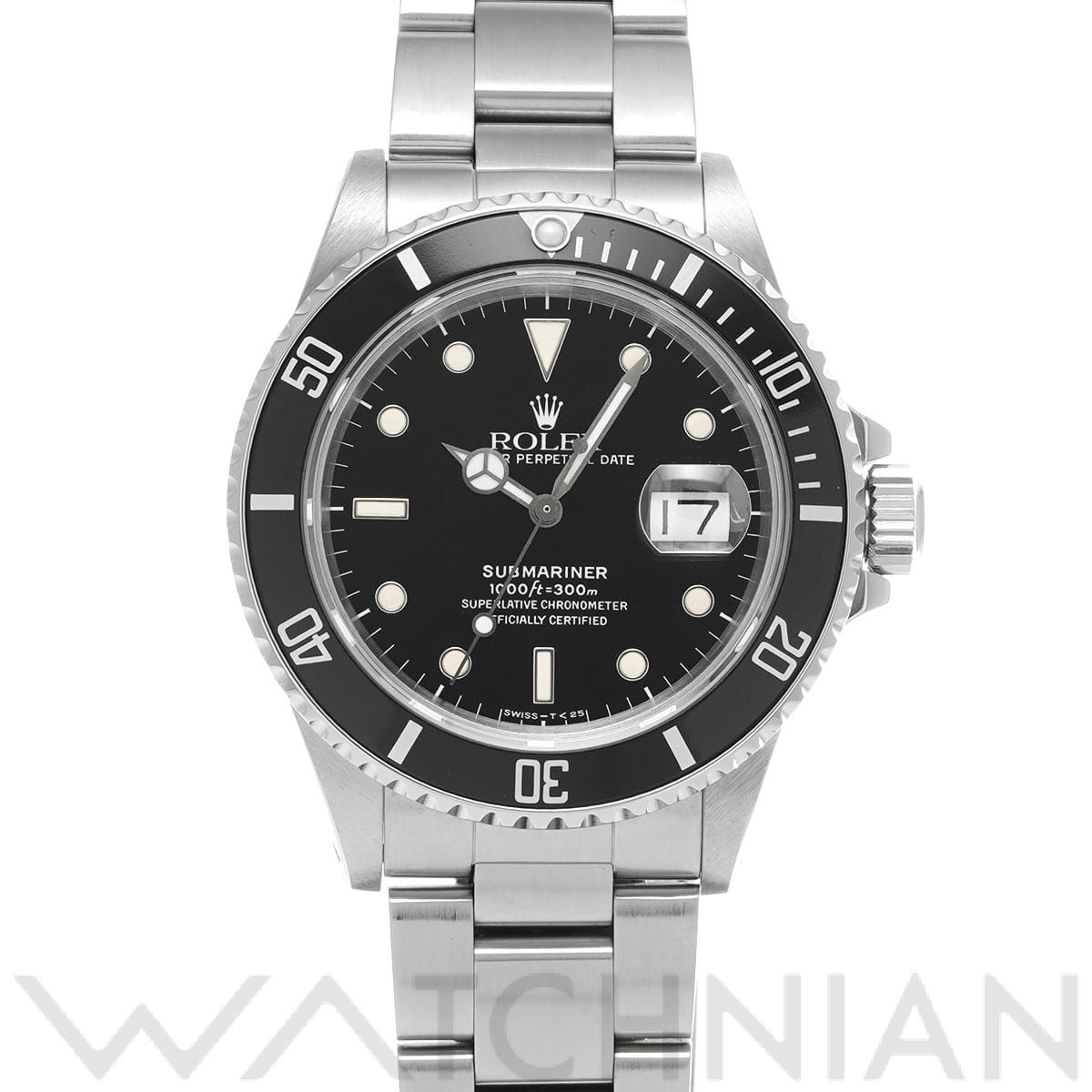 ロレックス サブマリーナ デイト 168000 ブラック メンズ 時計 【中古】【wristwatch】