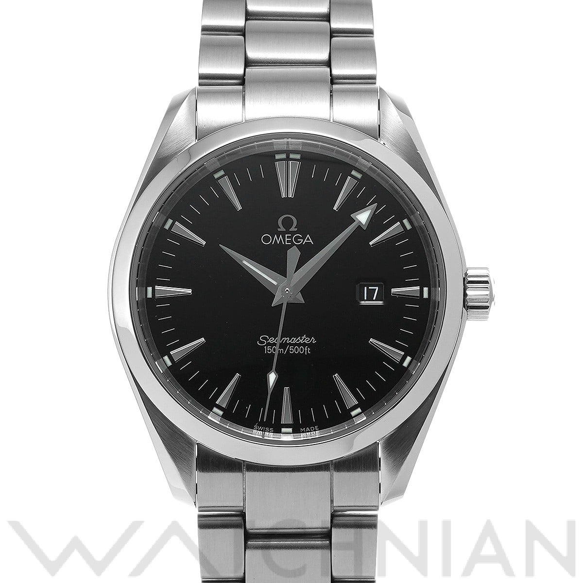 オメガ / OMEGA シーマスター アクアテラ クォーツ 2517.50 ブラック メンズ 時計 【中古】【wristwatch】
