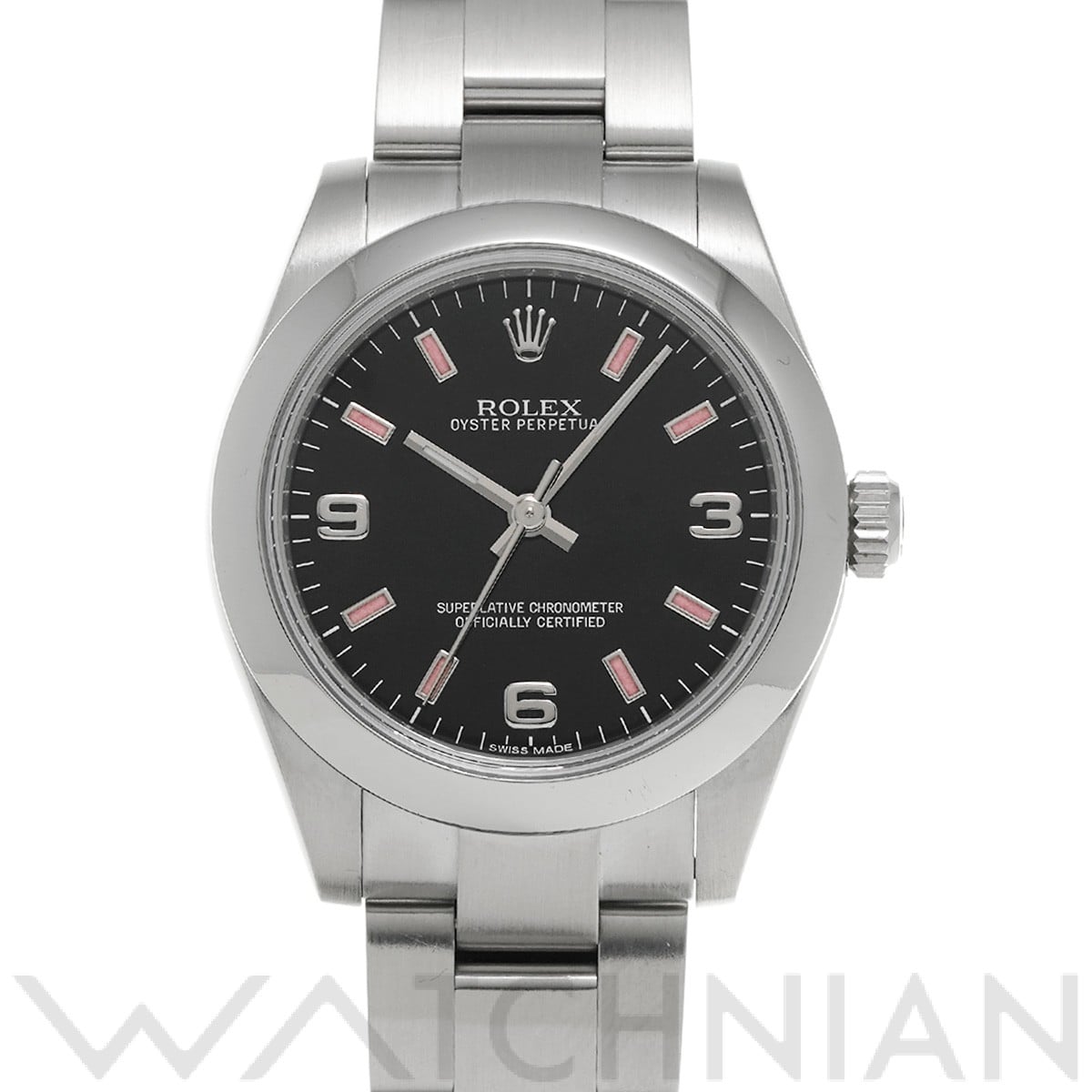 ロレックス / ROLEX オイスターパーペチュアル 31 177200 ブラック ユニセックス 時計 【中古】【wristwatch】