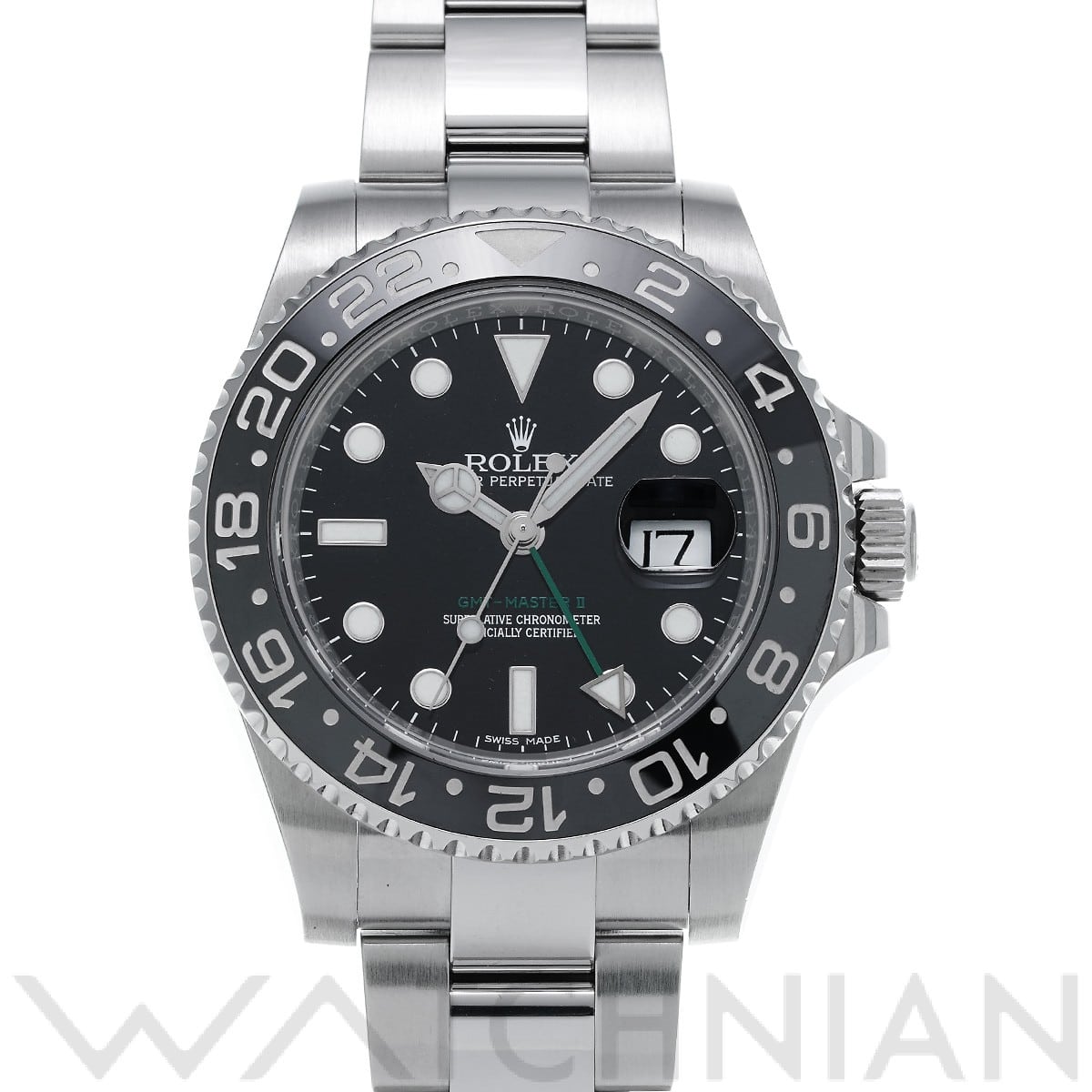 ロレックス GMTマスターII 116710LN ブラック メンズ 時計 【中古】【wristwatch】