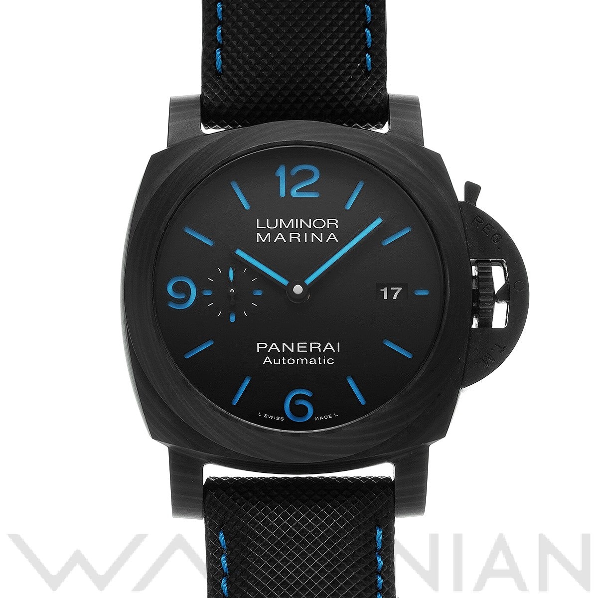 パネライ / PANERAI ルミノールマリーナ カーボテック PAM01661 ブラック メンズ 時計 【中古】【wristwatch】